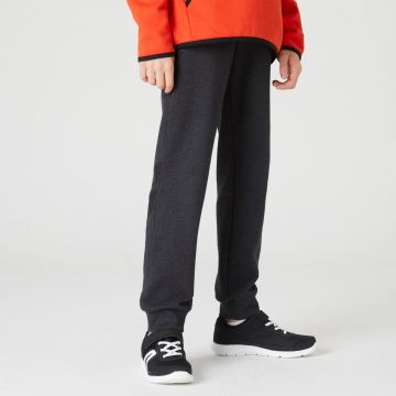 Pantalon de trening Bumbac Educație fizică 100 Gri închis Băieți Pantalon de trening Bumbac Educație fizică 100 Gri închis Băieți