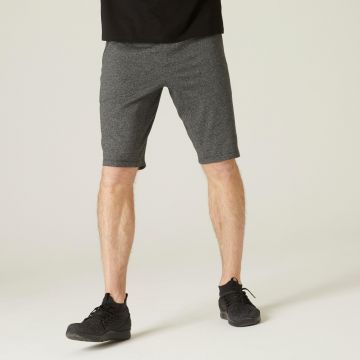Pantalon scurt 500 Fitness Gri închis Bărbaţi Pantalon scurt 500 Fitness Gri închis Bărbaţi