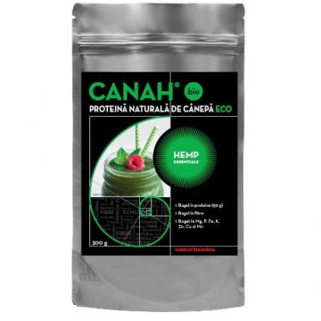 Proteina Naturala de Canepa Eco 300g Canah