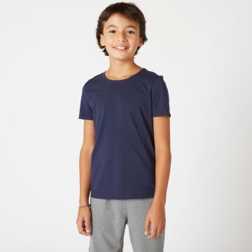 Tricou 100 educație fizică Bleumarin Băieți Tricou 100 educație fizică Bleumarin Băieți