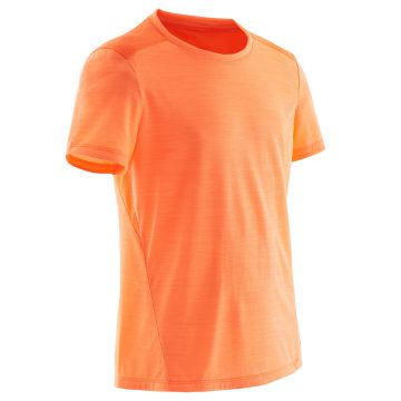 Tricou S500 respirant pentru educație fizică portocaliu băieți