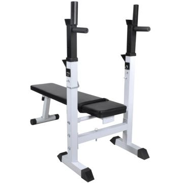vidaXL Bancă de exerciții fitness dreaptă, bancă de greutăți