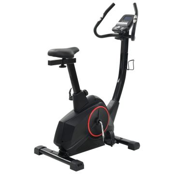 vidaXL Bicicletă de fitness magnetică cu măsurare puls, programabilă