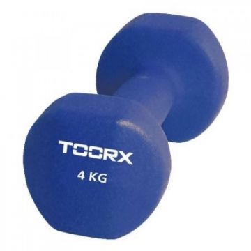 Gantera Neopren TOORX 4 kg Albastru