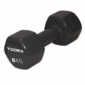 Gantera PVC TOORX 6 kg Negru