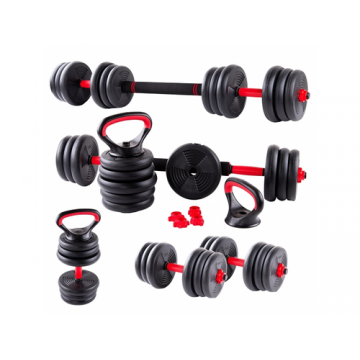 Gantera reglabila kettlebell FitTronic KF40 6 in 1, 40 kg