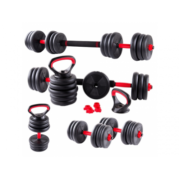 Gantera reglabila kettlebell FitTronic KF50 6 in 1, 50 kg