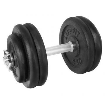 Gantera reglabila Lifefit 529FCIN273, 27kg, set 6 discuri