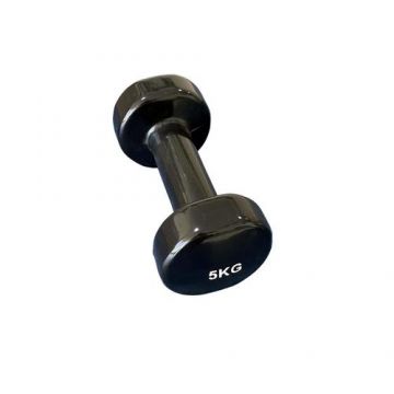 Gantera vinyl DHS Fitness DYPV035KG, 5kg (Negru) Gantera vinyl DHS Fitness DYPV035KG, 5kg (Negru)