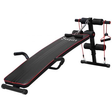 HOMCOM banca fitness multifunctionala, reglabila 56.5x136 cm | AOSOM RO