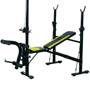 Banca Fitness cu Spatar Reglabil HOMCOM 175x110x202cm | Aosom Romania