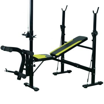 Banca Fitness cu Spatar Reglabil HOMCOM 175x110x202cm | Aosom RO