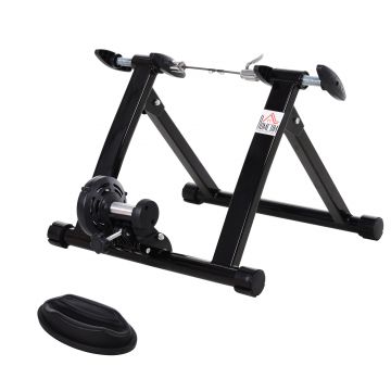 HOMCOM Bicicletă Fitness Pliabilă, Ușor de Depozitat, Negru 54.5x47.2x39.1cm | Aosom Romania