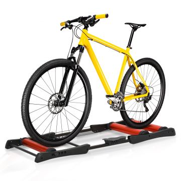HOMCOM Biciclete Trainer Pliabil Reglabil Rulou frontal Sarcină maximă 120 kg