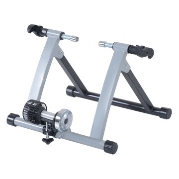 HomCom, suport pliabil pentru bicicleta si antrenament, argintiu | Aosom Ro