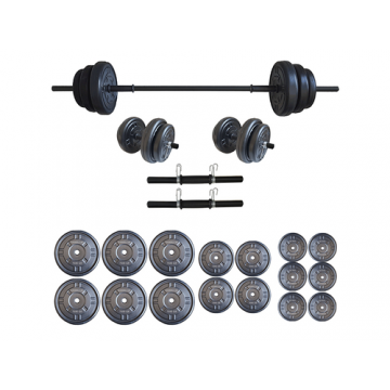 Set haltera si gantere FitTronic GR85, 85 kg