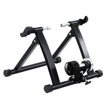 HOMCOM Suport Rolă Antrenament Bicicletă, Pliabil, Oțel, Ușor de Depozitat, Negru 54.5x47.2x39.1cm | Aosom Romania