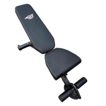 Banca ajustabila pentru abdomene DHS, 147 x 51 x 114 cm, otel, invelis sintetic, spatar reglabil, maxim 140 kg