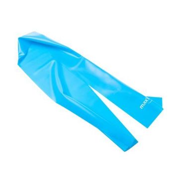 Banda elastica pentru fitness Maxtar, 1200 x 150 x 0.5 mm, TPE, rezistenta mare, Albastru