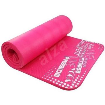 Covoras pentru yoga Exclusive DHS, 100 x 60 x 1 cm, cauciuc, Bordo