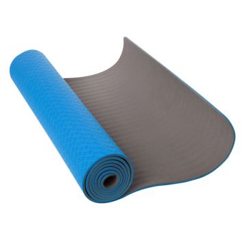 Saltea Yoga Maxtar, dimensiune 183 x 61 x 0.6 cm, spuma TPE, albastru