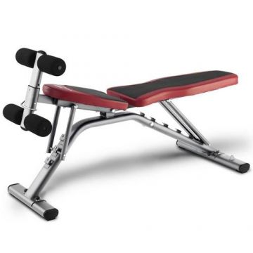 Banca multifunctionala pentru exercitii, BH Fitness, G320 Optima, Otel, Greutate suportata 130 kg, Multicolor