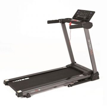 Banda de alergare EVERFIT TFK-230, 2.75 CP, Greutate utilizator 100 Kg, Suport tableta/smartphone, Ecran LED, Roti transport (Negru)