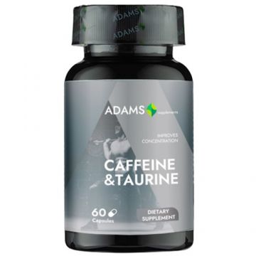 Caffeine + Taurine, 680mg, 60cps , Adams