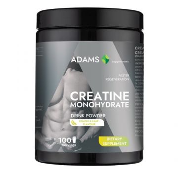 Creatina monohidrata (lemon-twist), 450gr, Adams