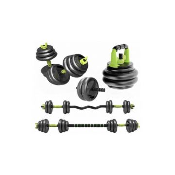 Gantera reglabila kettlebell FitTronic 5 in 1 de 20 kg ZK20, cu o multitudine de combinatii posibile