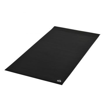 HOMCOM Covor Protecție Podea pentru Echipamente Fitness, Antialunecare, Rezistent la Abraziune, 180x90cm, Negru | Aosom Romania