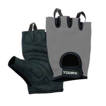 Manusi antrenament TOORX S, Inchidere velcro (Gri)