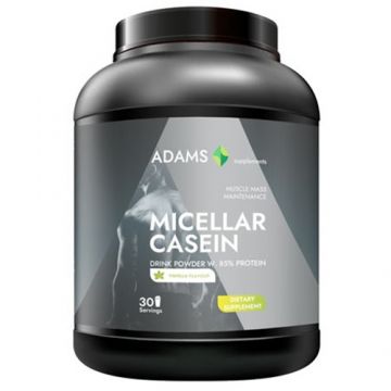 Micellar Casein (vanilie), 908gr, Adams
