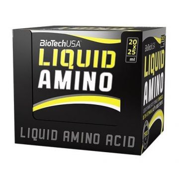 Pachet Amino Liquid / Nitron 20x25ml Portocala BiotechUSA