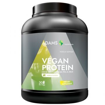 Vegan Protein (vanillie), 908gr, Adams