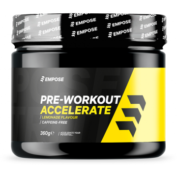 Stimulent de pre-antrenament Empose Nutrition Fara Cofeina 360 g Limonada