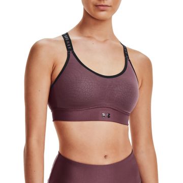 Bustiera femei Under Armour Infinity Mid Bra visiniu M