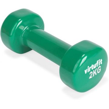 Gantera VirtuFit Vinyl Pro- 2 kg- Verde