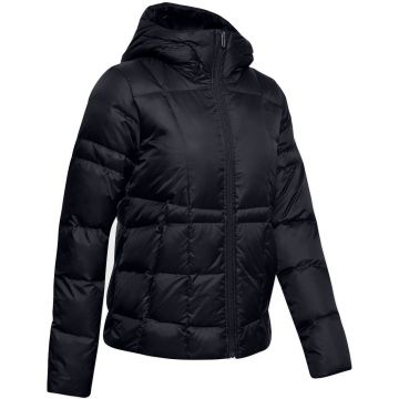 Geaca femei Under Armour Down Hooded JKT negru XL