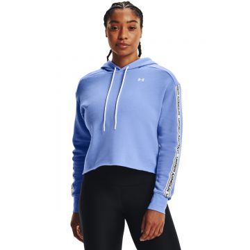 Hanorac femei Under Armour Rival Hoodie albastru  S