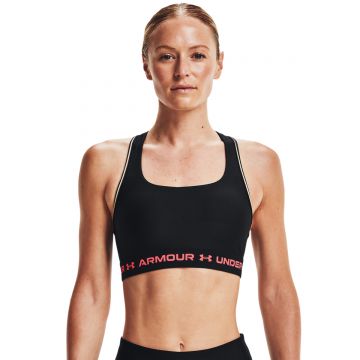 Bustiera femei Under Armour CrossBack Mid Q3 80S negru XL