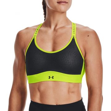 Bustiera femei Under Armour Infinity Mid Bra verde XL