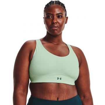 Bustiera femei Under Armour Rush Auxetic Mid verde L