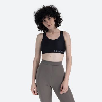Bustiere femei Under Armour Mid Keyhole Bra negru XS