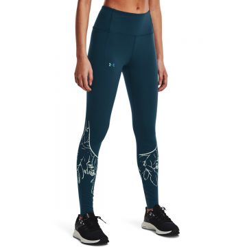 Colanti femei Under Armour Auxetic Rush Best Q4 CL albastru S