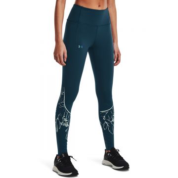Colanti femei Under Armour Auxetic Rush Best Q4 CL albastru XL