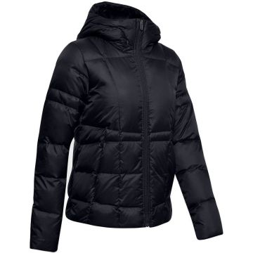 Geaca femei Under Armour Down Hooded JKT negru L