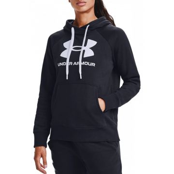 Hanorac femei Under Armour Rival Fleece Logo Hoodie  negru L
