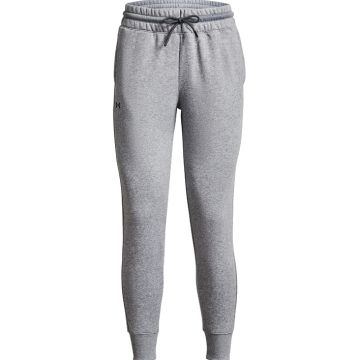 Pantaloni femei Under Armour Rival Fleece Mesh gri M