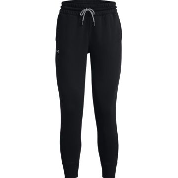 Pantaloni femei Under Armour Rival Fleece Mesh negru XL